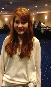 This young lady could pass for Felicia Day's little sister!