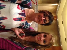 Manon and Sarah - Manon brought the lovliest stone and asked me to create a pendant out of it for her!