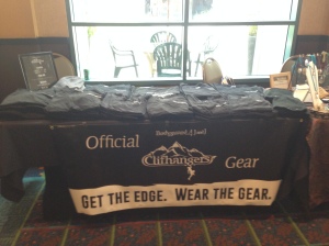 The Clifhanger table - GET THE GEAR