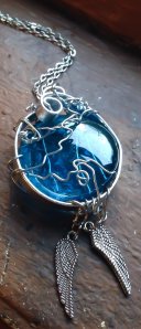 Castiel's Grace neckace.  This was a HUGE hit - I couldn't make them fast enough! Also available at www.eldwenne.etsy.com