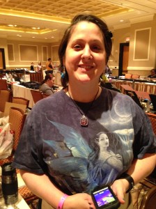 The lovely Lynn!  She fed a starving jewelry designer who is ever grateful to her kindness!